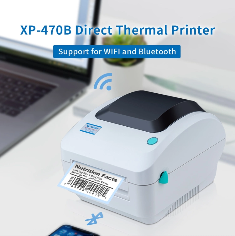 Xprinter XP-470B ODM USB Barcode Printer Label Printer With WIFI BT Optional