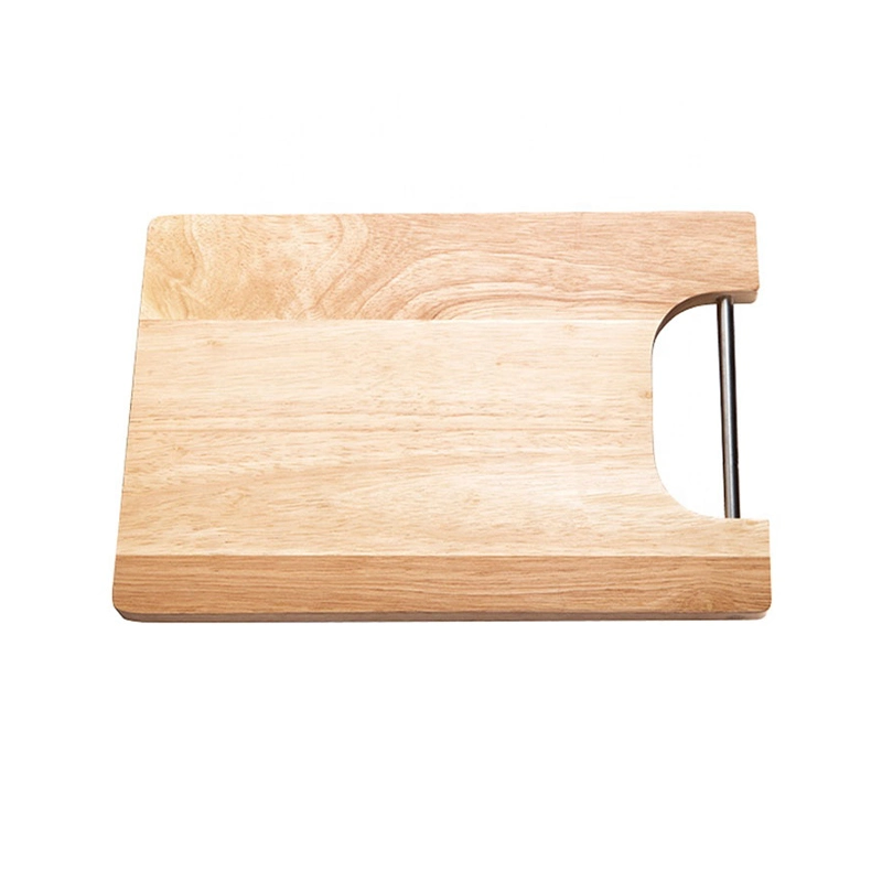 Rubber Wood Chopping Board/Cutting Board with Handle