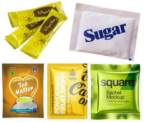 Sachet de sucre de sel de poudre de médecine de poudre de piment automatique remplissant la machine de conditionnement liquide multifonctionnelle de sachet de miel