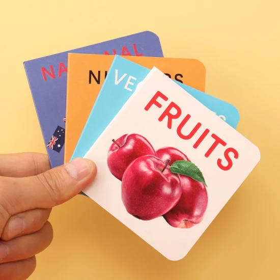 Planches de bois personnalisées en usine Services personnalisés pour enfants Impression de livres d'histoires de haute qualité à bas prix